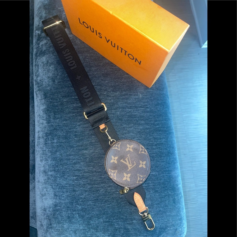 Louis Vuitton Black and Brown Crossbody Bag